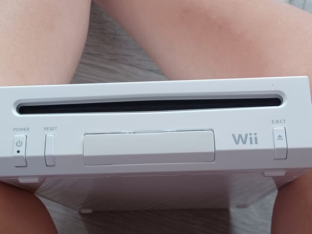 wii blanca  con juegos