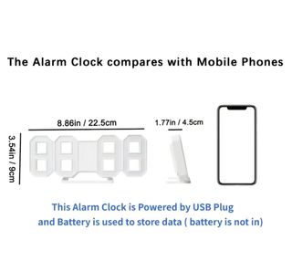 Reloj Digital Led 3D