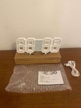 Reloj Digital Led 3D