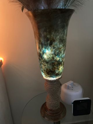 Jarrón cristal copa