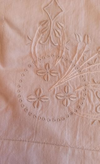 Juego de sabanas Nº61 nuevo con puntilla Camariñas