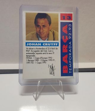 JOHAN CRUYFF ENTRENADOR BARCELONA