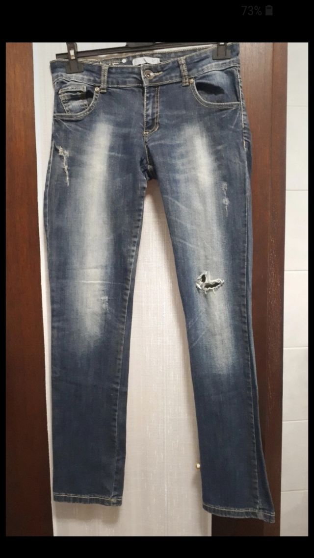 Jeans Zuiki taglio dritto blu scuro