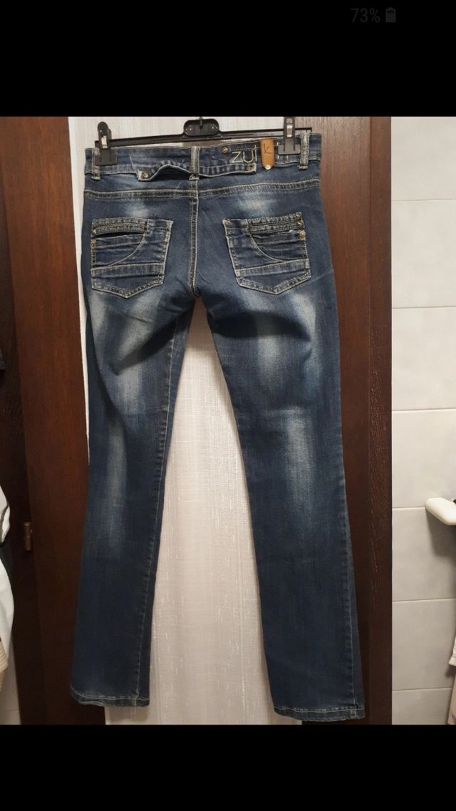 Jeans Zuiki taglio dritto blu scuro
