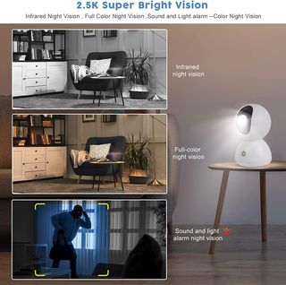 camara de vigilancia wifi exterior e interior
