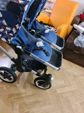 Cochecito gemelar bugaboo donkey 2 