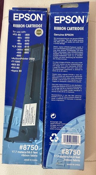 Cinta de negro epson