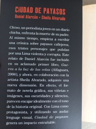 Perfecto estado Libro Cómic Ciudad de payasos 2010