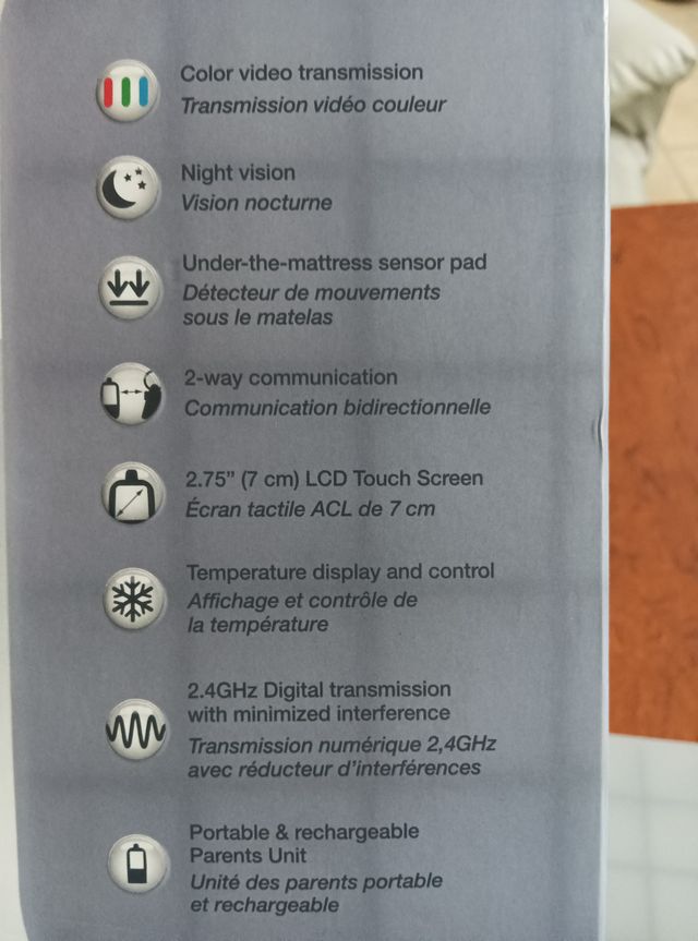 Vigila bebes evita muerte súbita Angelcare AC1100