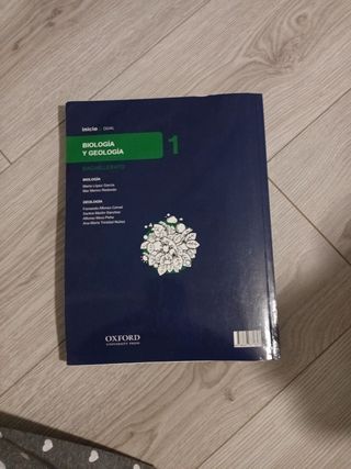 Libro Biología 1° Bachillerato OXFORD