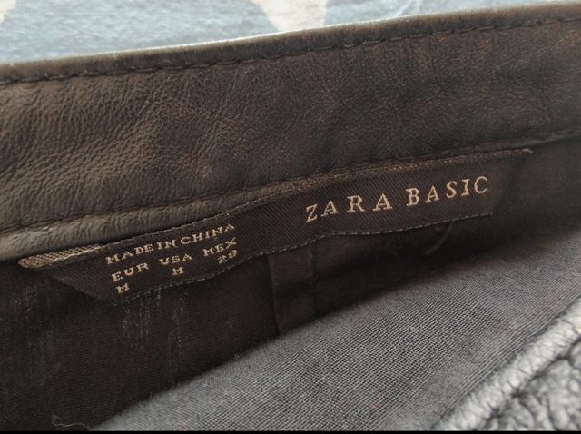 Falda flecos polipiel