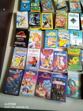 Lote de 48 peliculas VHS