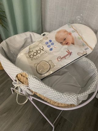 Cuco bebé con funda y con colchón