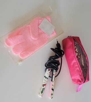 Plancha de pelo de viaje.