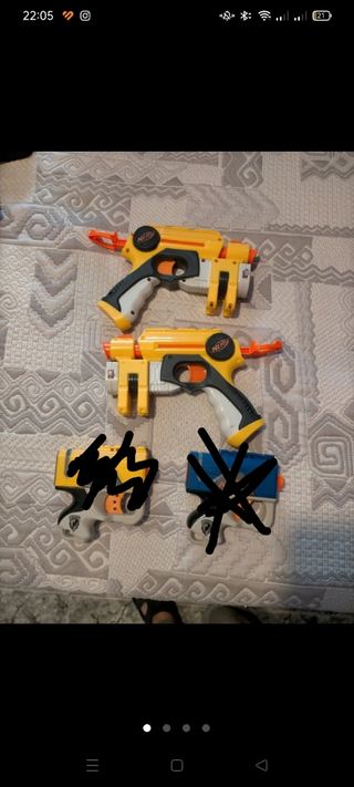 Pistolas NERF 