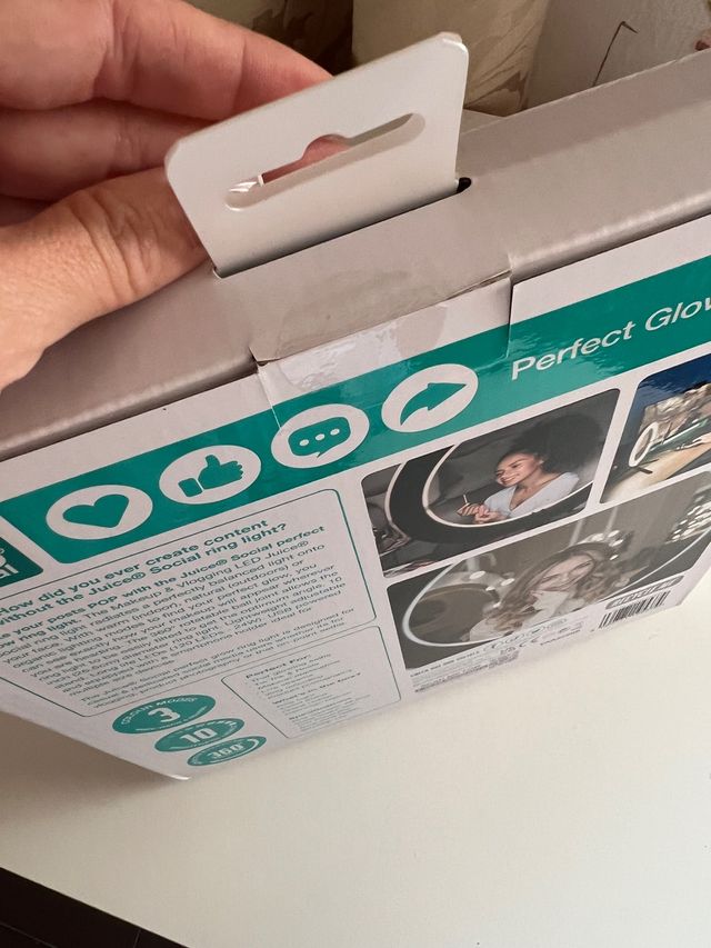 Desktop Ring Light with Extendable Legs