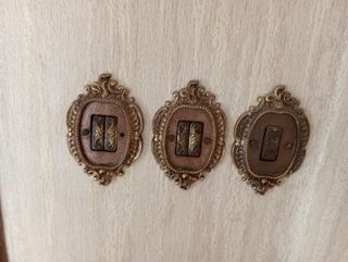 Placchette e pulsantiere vintage, 15€ cad