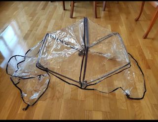 Burbuja / Plastico lluvia carrito bebe