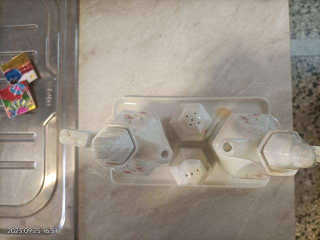 Set completo olio aceto sale pepe