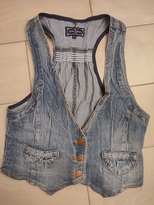 Gilet in Jeans