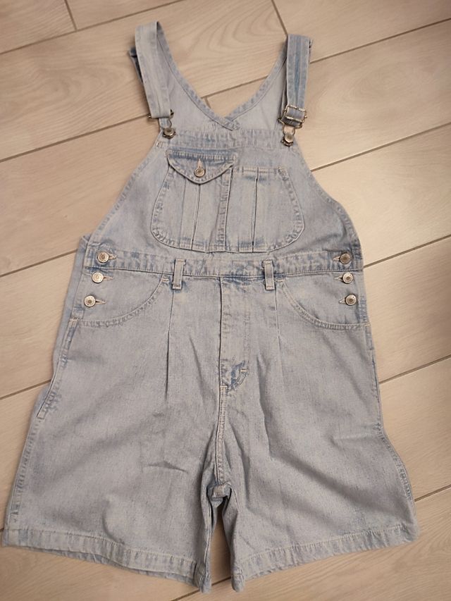 Salopette corta di Jeans "vintage"