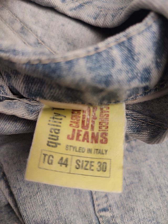 Salopette corta di Jeans "vintage"