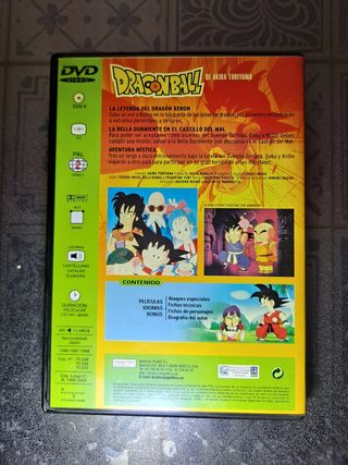 DVD Dragon ball 3 películas