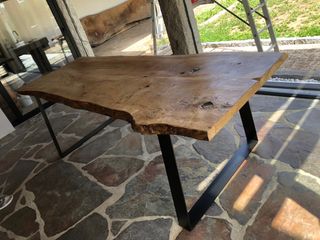 mesa rustica industrial