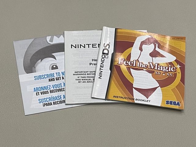 Feel The Magic XY ❤️ XX ~ Project Rub (NDS) USA