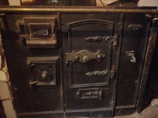 Cocina leña antigua