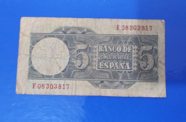 Banconota 5 Pesetas 1948