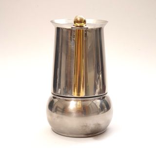 Caffettiera vintage italiana caffè Kitty oro 24kt