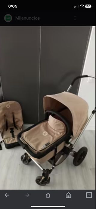 CARRITO  BUGABOO  CAMALEÓN 3 COLOR CAMEL 