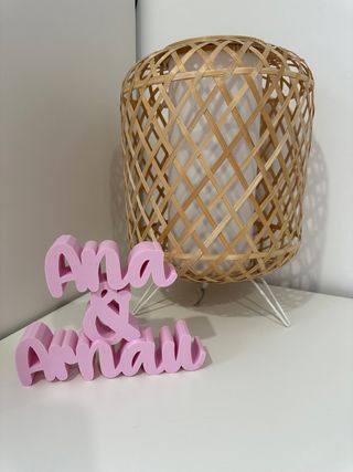 Decoracion nombres pareja
