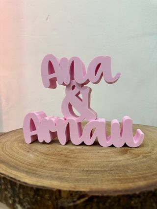 Decoracion nombres pareja