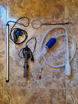 Acuario 80L + complementos 