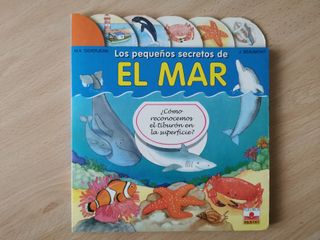 Los pequeños secretos del mar, libro de solapas