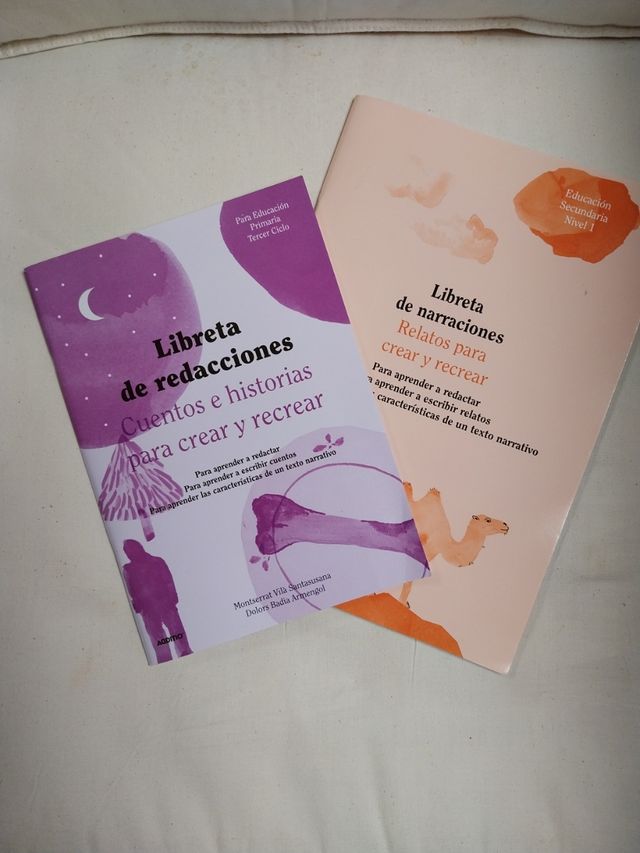 Libreta de narraciones. Dos niveles