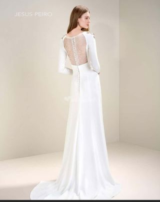 vestido de novia manga larga
