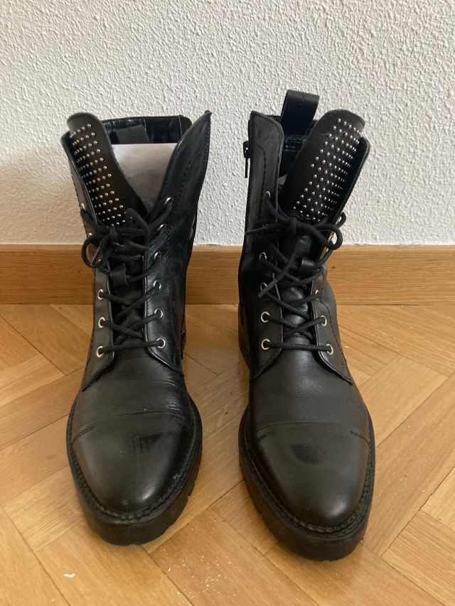 Botas piel Zara