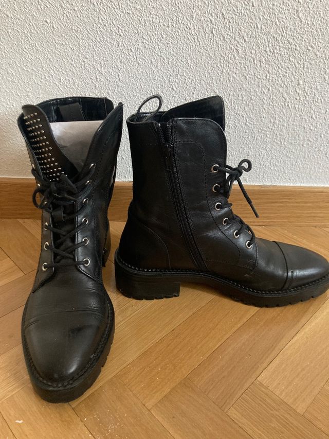 Botas piel Zara