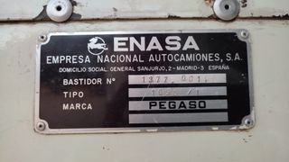 CAMIÓN PEGASO COMET REF: C-3284 