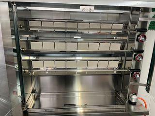 Asador de pollos de gas