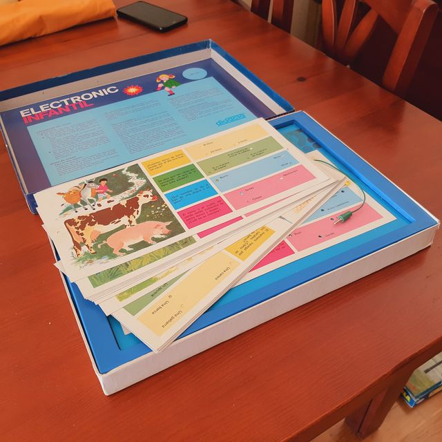 Antiguo juego. Electronic infantil. Didacta