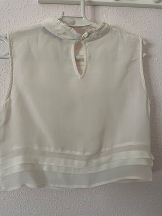 Top blusa beige