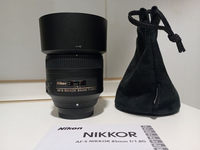 Objetivo Nikkor 85 mm f/1.8G