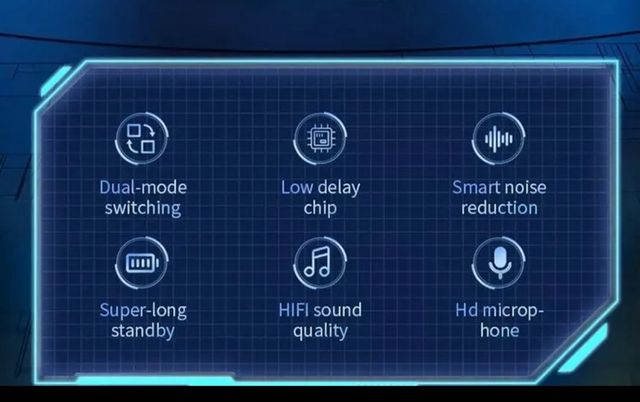 Auriculares inalámbricos Bluetooth para juegos