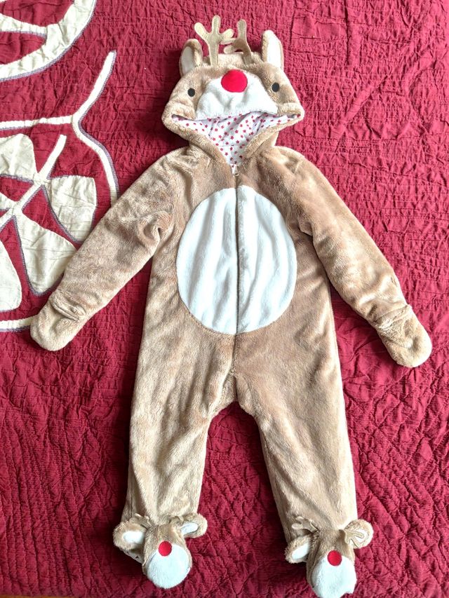Disfraz navidad de reno talla 86, 12-18 meses