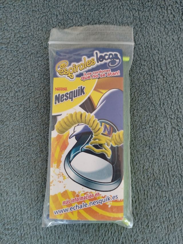 Cordones espirales locas nesquik 