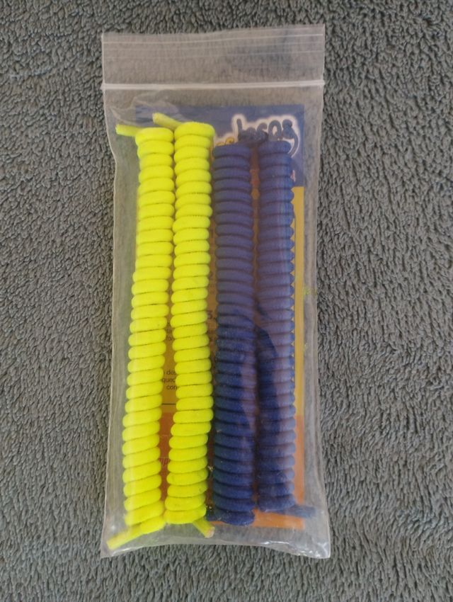 Cordones espirales locas nesquik 